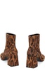 Miu Miu Leopard Printed Square Toe Ankle Bootts