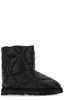 Miu Miu Woman Black Nylon Ankle Boots