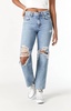 barcelona wide leg jeans in denim