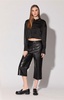 cooper pant, black - leather