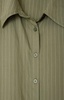 American Vintage Okyrow Shirt Olive Stripes