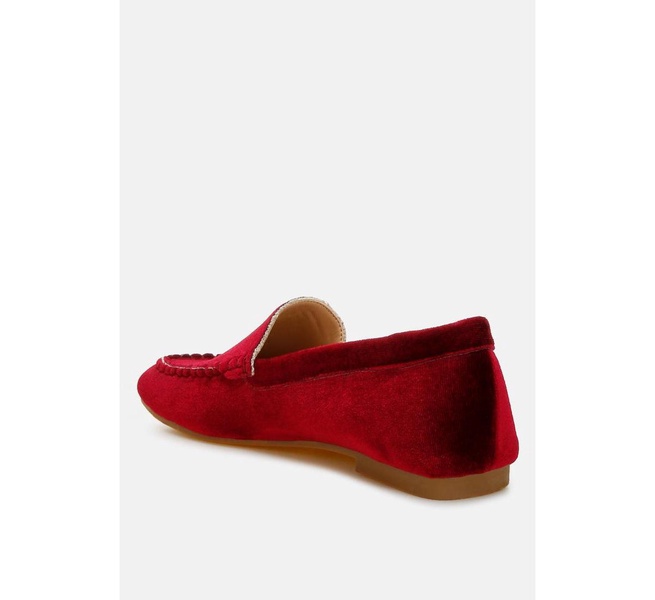 Robua Velvet Flat Loafers