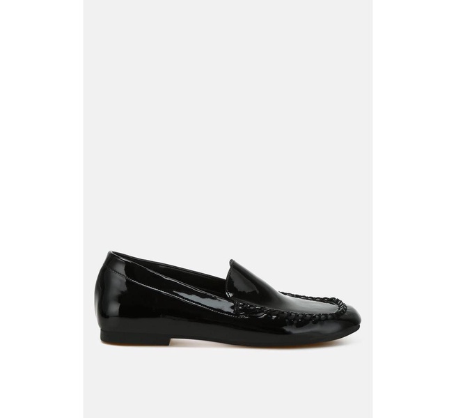 Dama Metallic Pleather Loafers