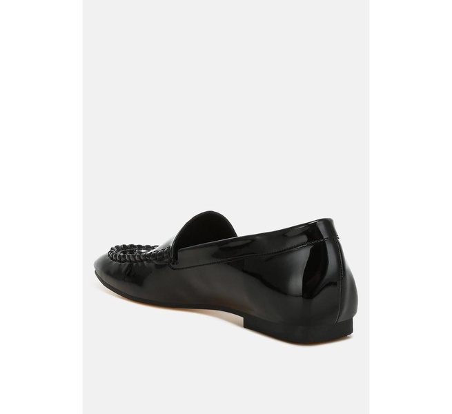 Dama Metallic Pleather Loafers