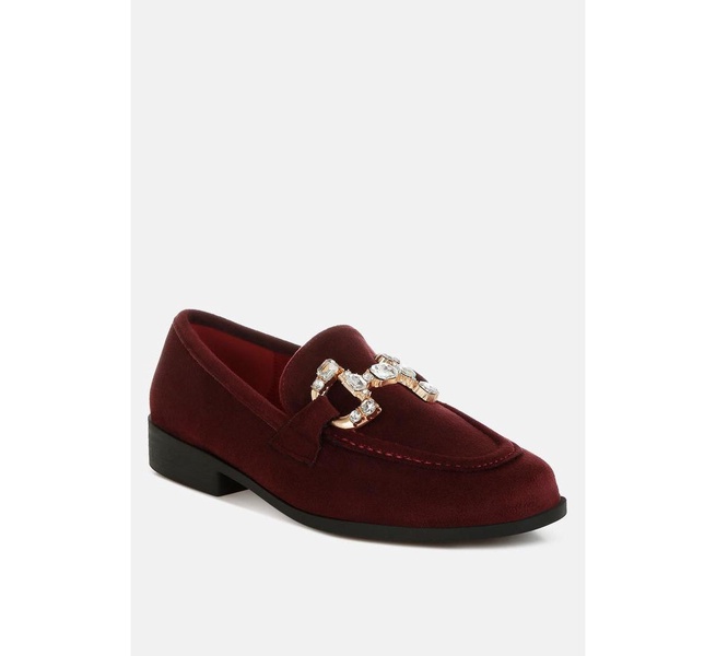 Maestro Diamante Embellished Horsebit Loafers