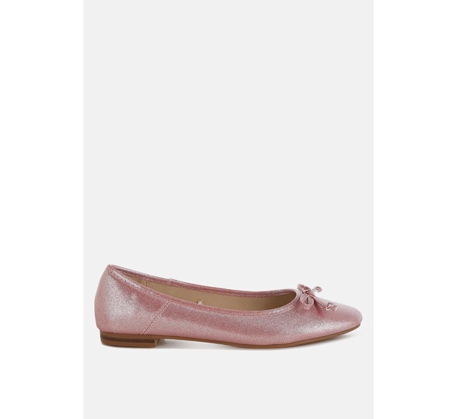 Agshin Metallic Ballet Flats