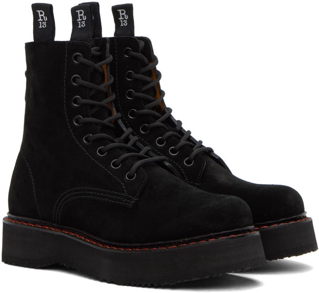 Black Single Stack Boots