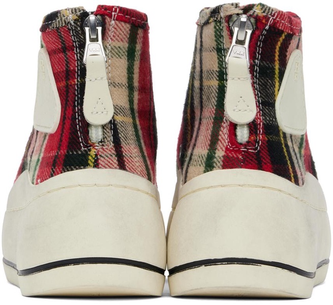 SSENSE Exclusive Red & Green Kurt High Top Sneakers