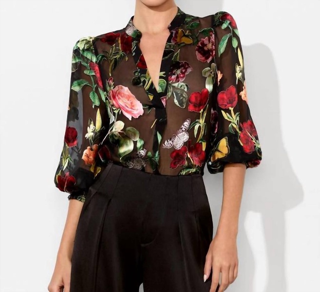 shelia blouse in blavk