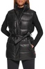 Vegan Leather Puffer Vest