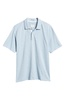 men's classic flame polo shirt, desert blue