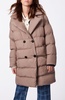 glam quilted coat