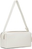 White Trousse Pebbled Leather Bag