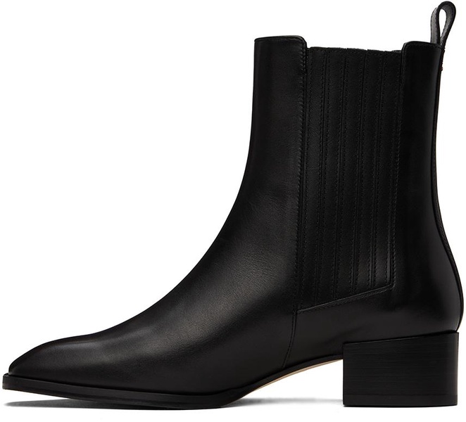 Black Neil Leather Ankle Boots