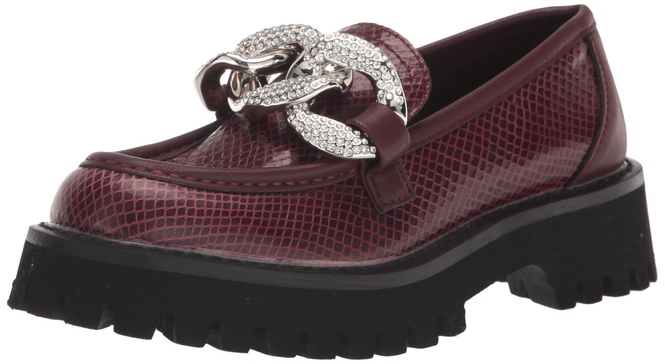 KARL LAGERFELD Women's Giana-Slip on Shoe Loafer Flat