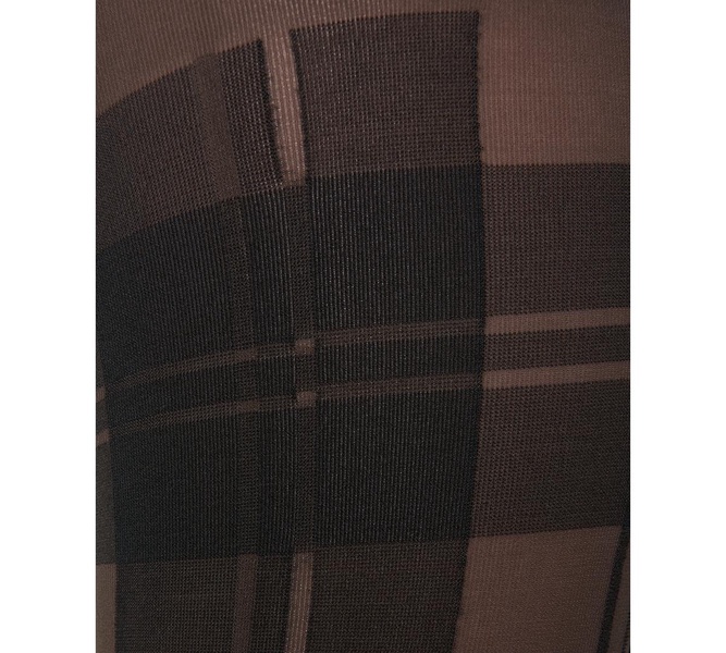 Women's Plaid Control-Top Sweater Tights U24328