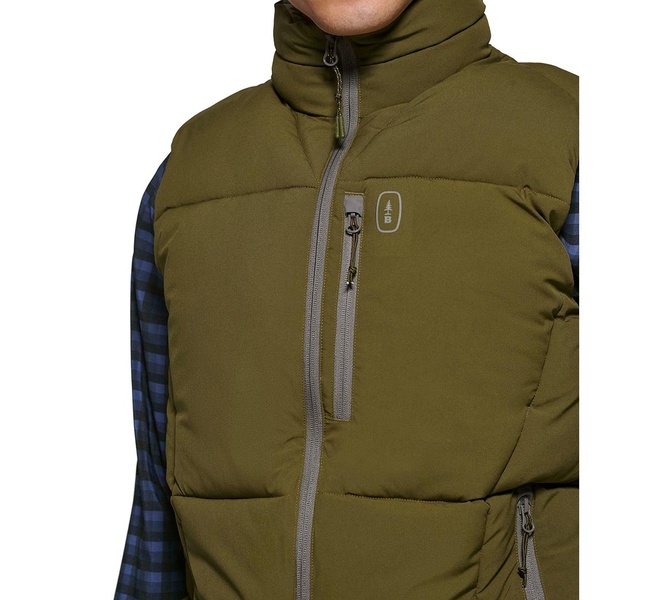 Men's Glacier Quilted Full-Zip Hiking Vest 