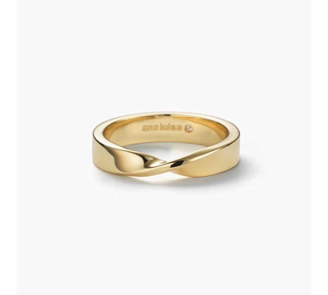 Gold Band Ring - Eliora