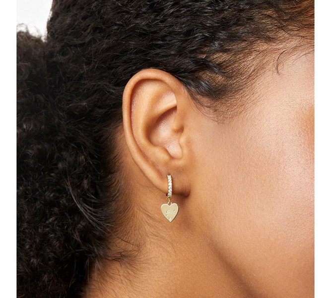 Gold Huggie Hoop Earrings - Georgie