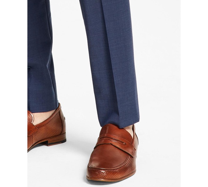 Men's Slim-Fit Wool-Blend Solid Suit Pants, Created for Macy's