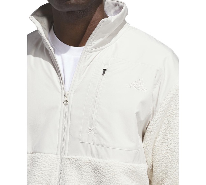 Men's Loose-Fit Full-Zip Fleece Jacket