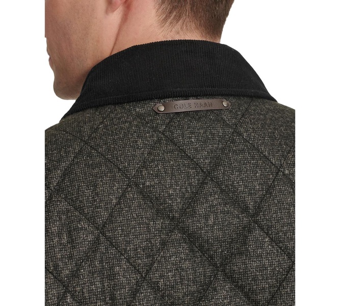 Men's Diamond Quilted Barn Long-Sleeve Jacket