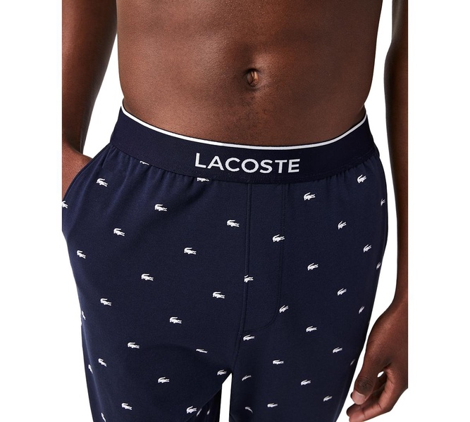 Men's Stretch Croc Logo-Print Pajama Joggers