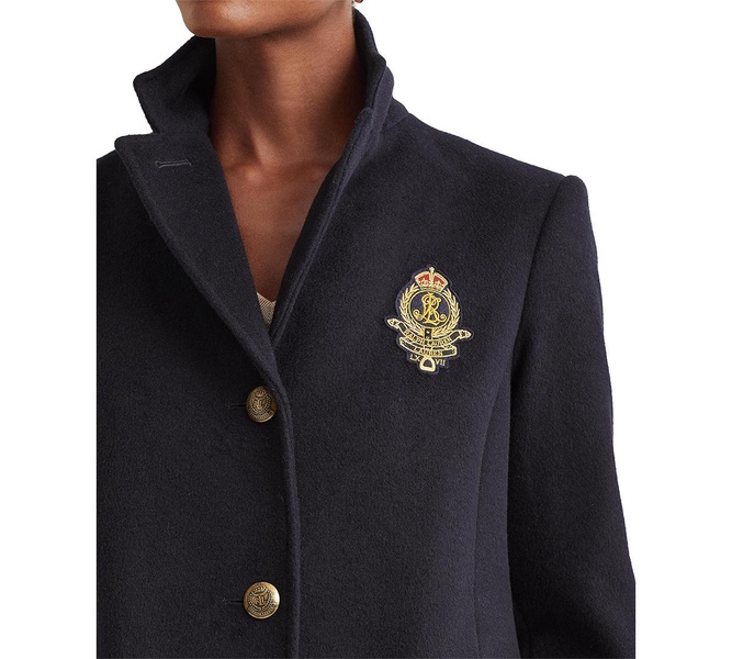 Women's Single-Breasted Peacoat