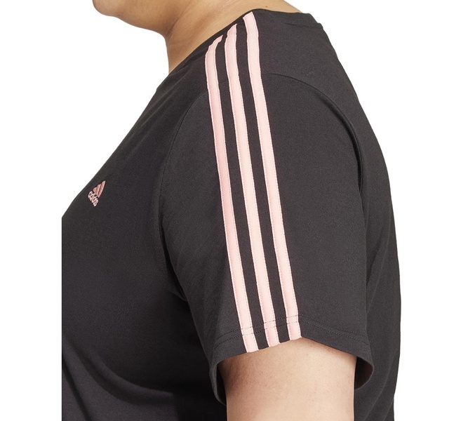 Plus Size Essentials Slim 3-Stripes T-Shirt