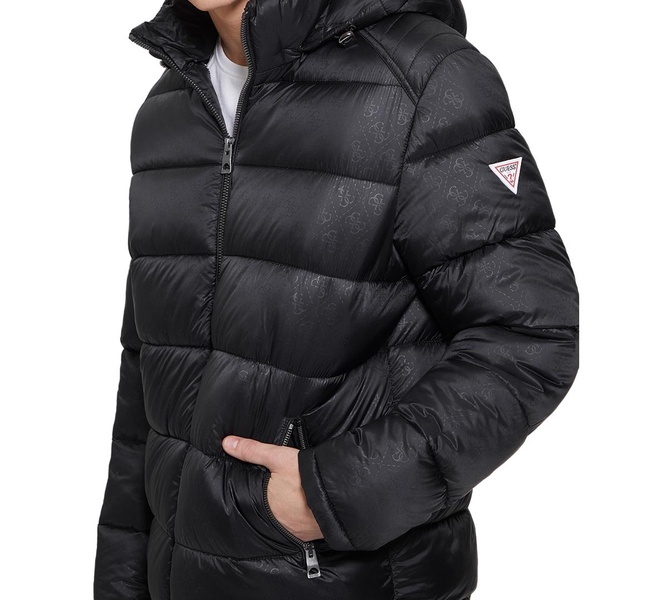 Men's Adam Puffer Jacket with Removable Hood