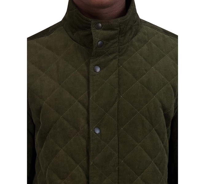 Men's Diamond-Quilted Corduroy Jacket