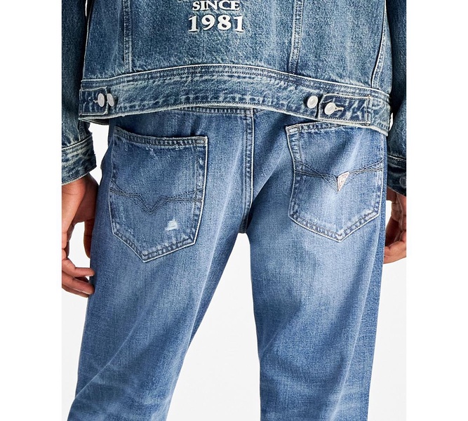 Men's Mateo Straight-Leg Destroyed Jeans