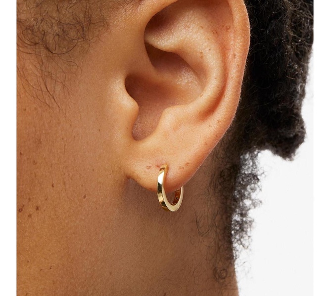 Gold Huggie Hoop Earrings - Huggie Hoops