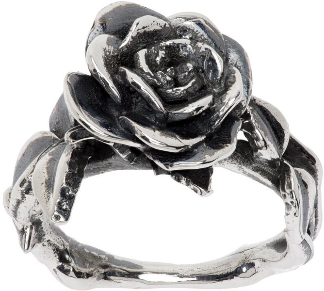 Silver Rose Ring