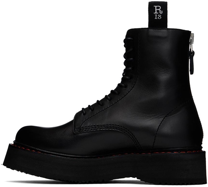 Black Single Stack Boots