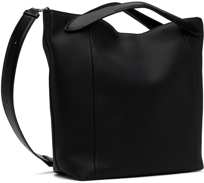 Black Soft 5AC Shopping Tote