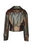 Alberta Ferretti Metallic Effect Panelled Denim Jacket