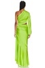 One Shoulder Draped Maxi Dress