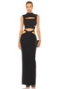 Cut Out Maxi Skirt