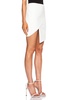 Asymmetrical Wrap Polyamide-Blend Skirt