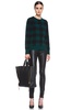 Shane Plaid Wool Sweater