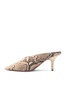 Season 6 Faux Python Embossed Leather Mule Pumps