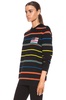 Striped Flag Wool Sweatshirt