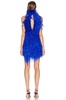 Ostrich Feather Mini Dress