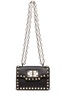 Small Rockstud Chain Flap Bag