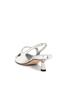 Didi 45 Metal Leather Slingback Pump