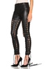 Lace Up Leather Pants