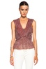 Moddy Pleated Chiffon Silk Top