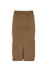 Dina virgin wool midi skirt