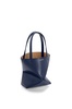 Mini Leather Puzzle Fold Tote Bag